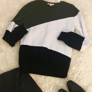 Mult Colored Street Style Crewneck Sweater